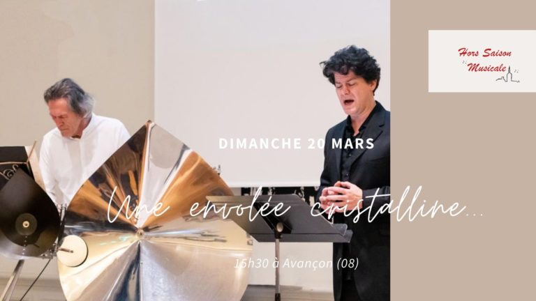 Lire la suite à propos de l’article Cristal Duet à Avançon avec Hors Saison Musicale